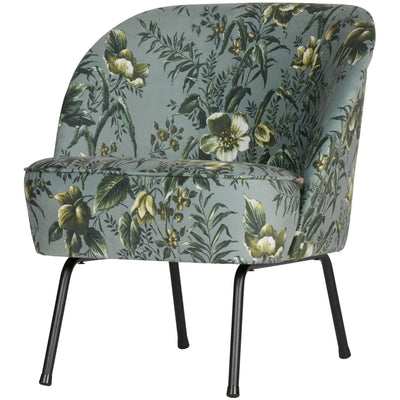 VOGUE ARMCHAIR VELVET POPPY GREY
