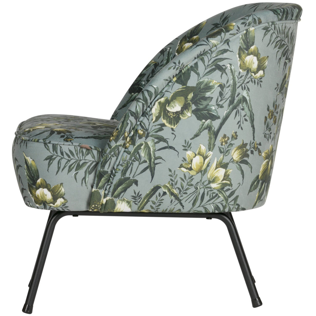 VOGUE ARMCHAIR VELVET POPPY GREY