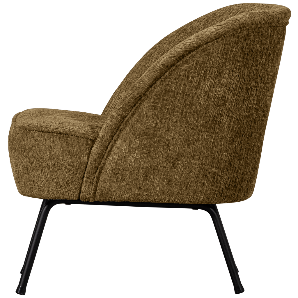 VOGUE ARMCHAIR STRUCTURE VELVET BRASS