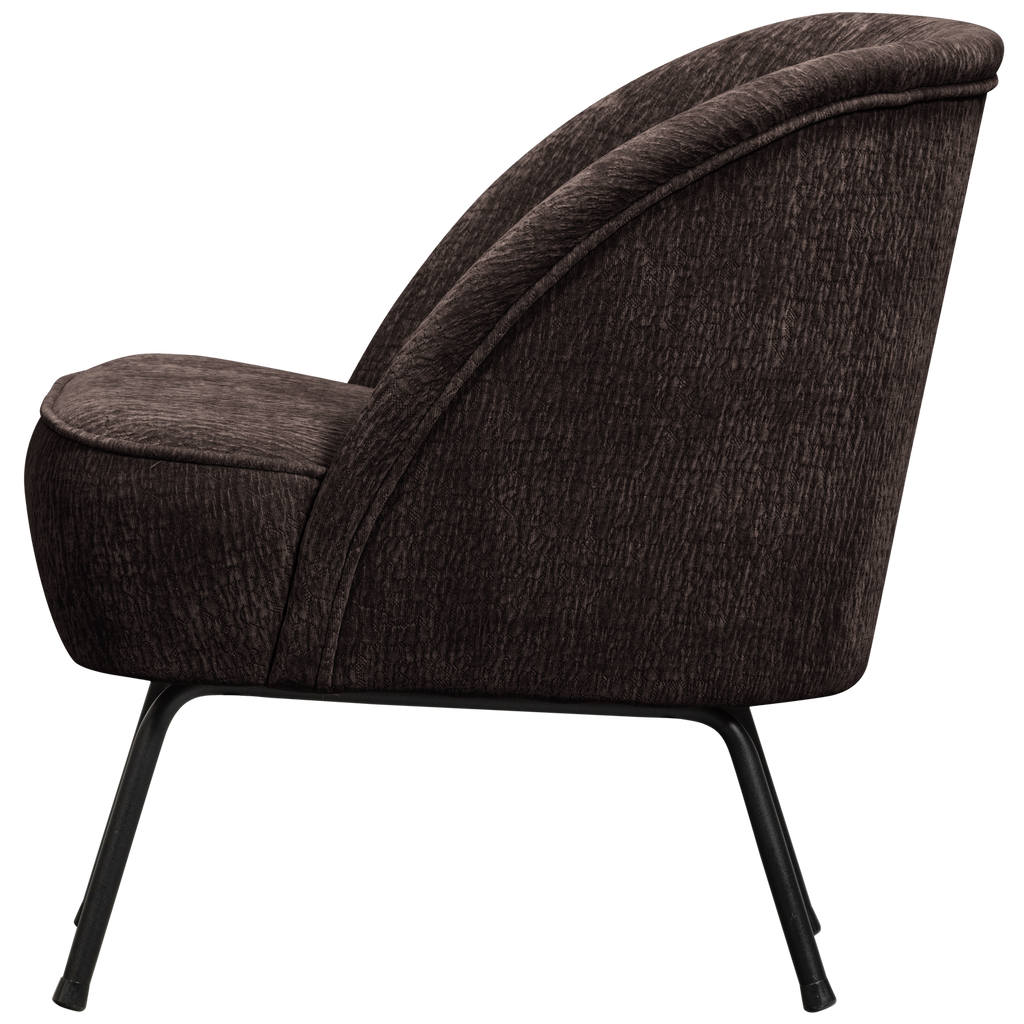 VOGUE ARMCHAIR 3D CHENILLE DARK BROWN