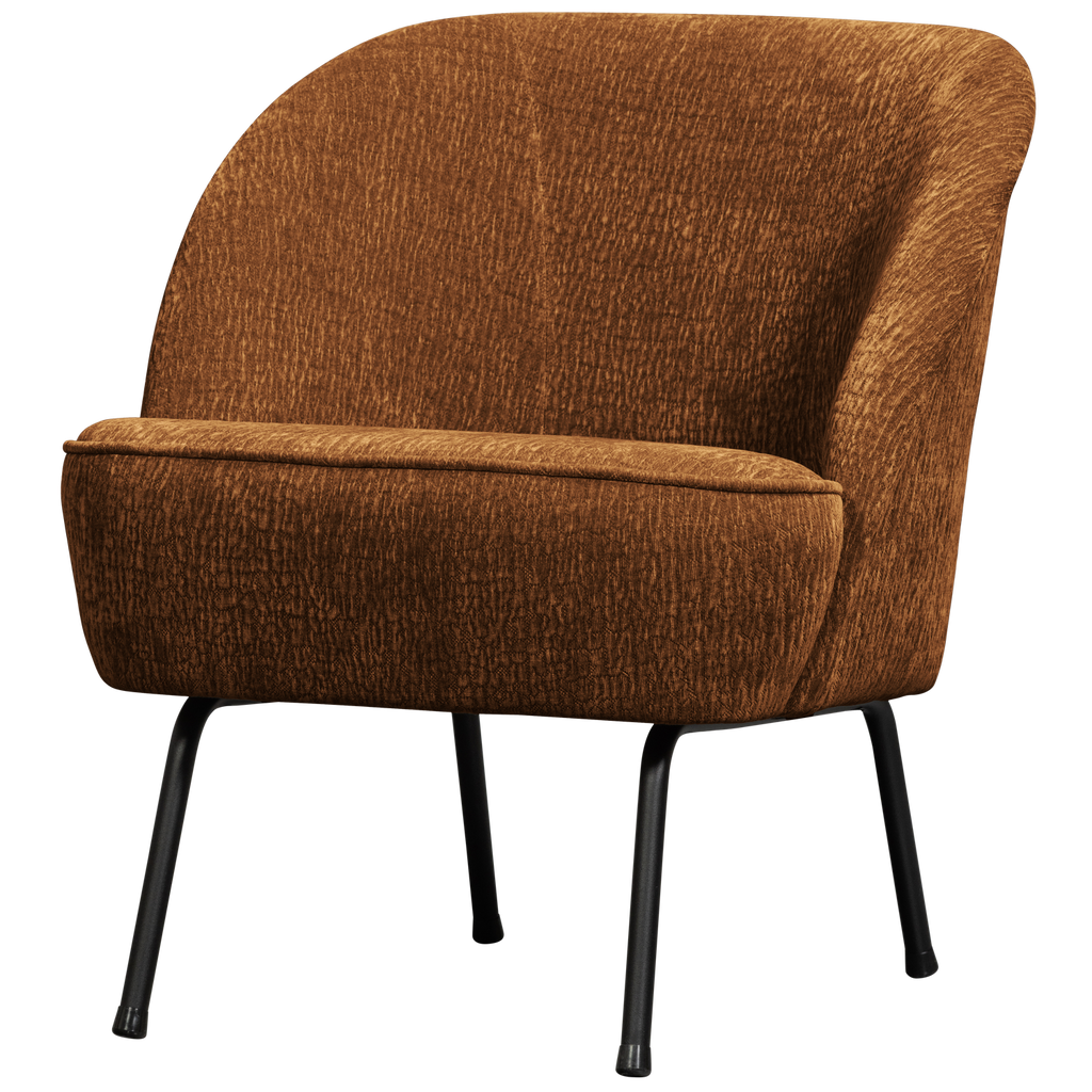 VOGUE ARMCHAIR 3D CHENILLE MID BROWN