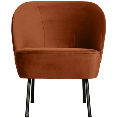 VOGUE ARMCHAIR VELVET RUST