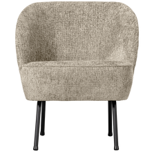 Load image into Gallery viewer, VOGUE ARMCHAIR STRUCTURE VELVET WHEATFIELD