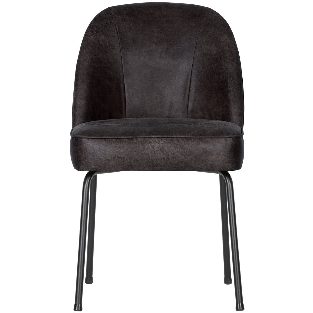 VOGUE DINING CHAIR ECO LEATHER BLACK
