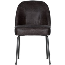 Load image into Gallery viewer, VOGUE DINING CHAIR ECO LEATHER BLACK