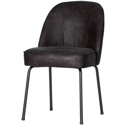 VOGUE DINING CHAIR ECO LEATHER BLACK