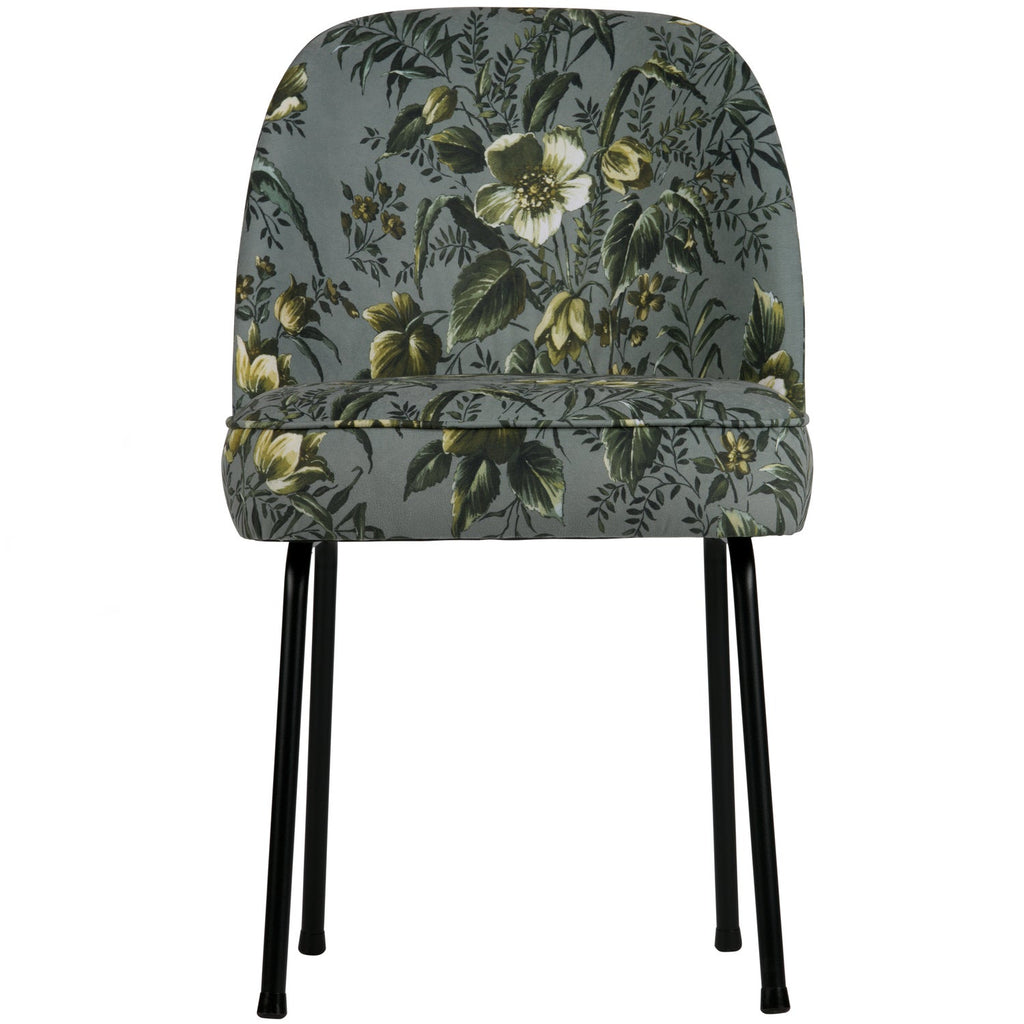 VOGUE DINING CHAIR VELVET POPPY GREY