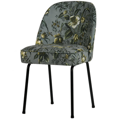 VOGUE DINING CHAIR VELVET POPPY GREY