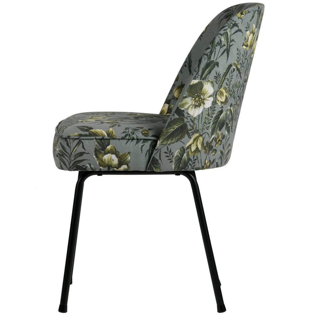 VOGUE DINING CHAIR VELVET POPPY GREY