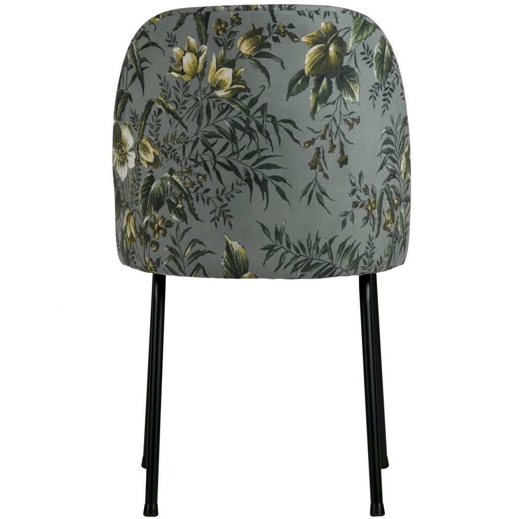 VOGUE DINING CHAIR VELVET POPPY GREY