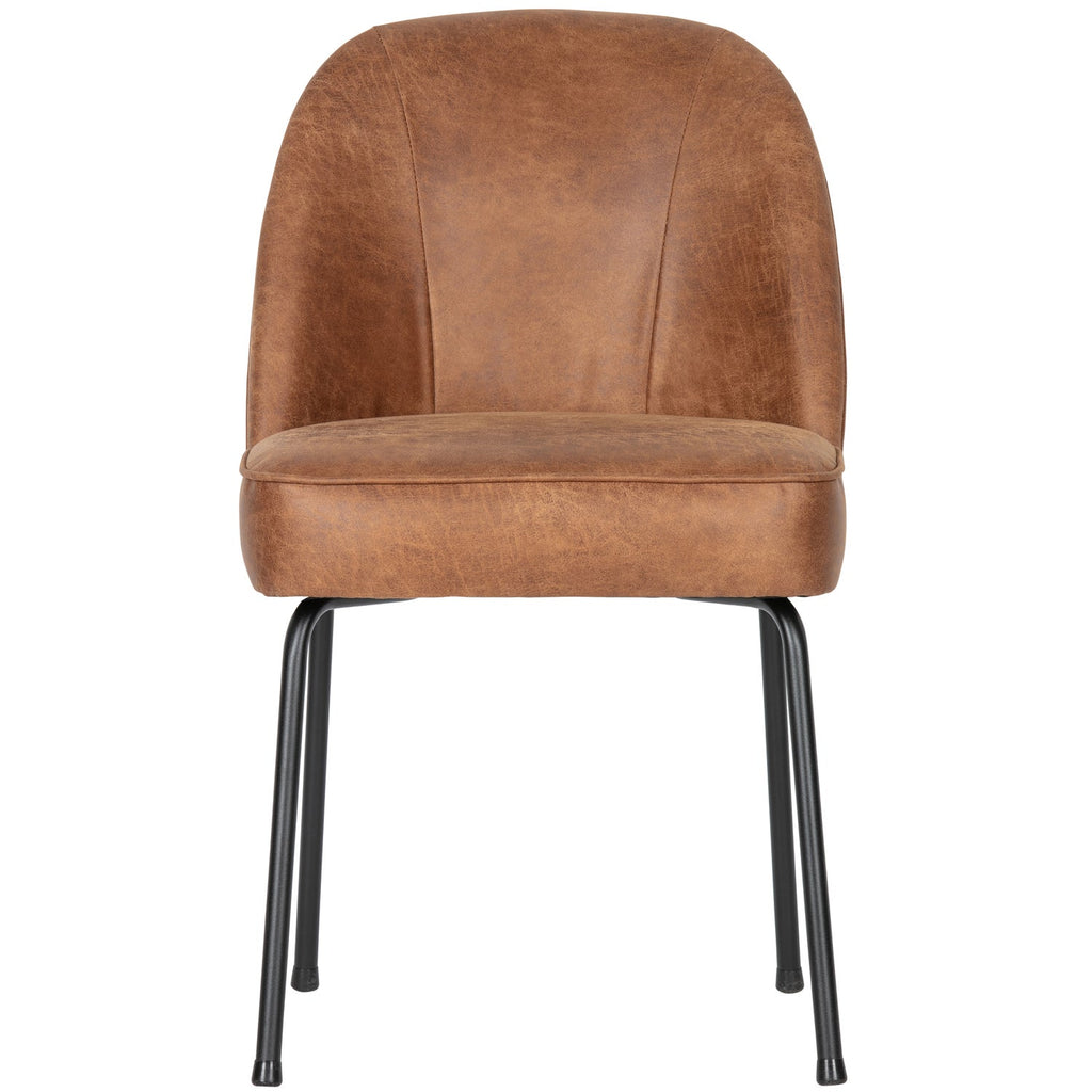 VOGUE DINING CHAIR ECO LEATHER COGNAC