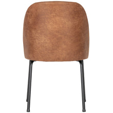 Load image into Gallery viewer, VOGUE DINING CHAIR ECO LEATHER COGNAC