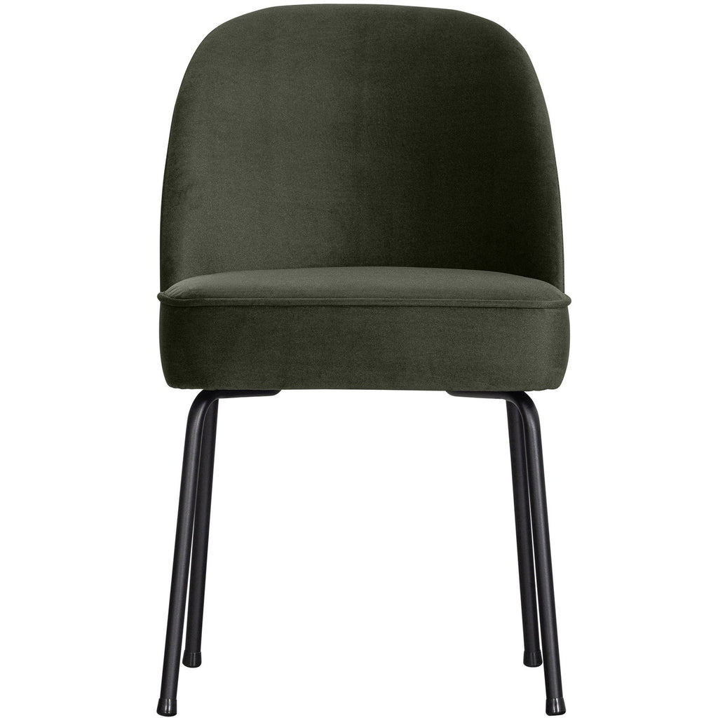 VOGUE DINING CHAIR VELVET DARK GREEN