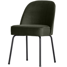 Load image into Gallery viewer, VOGUE DINING CHAIR VELVET DARK GREEN