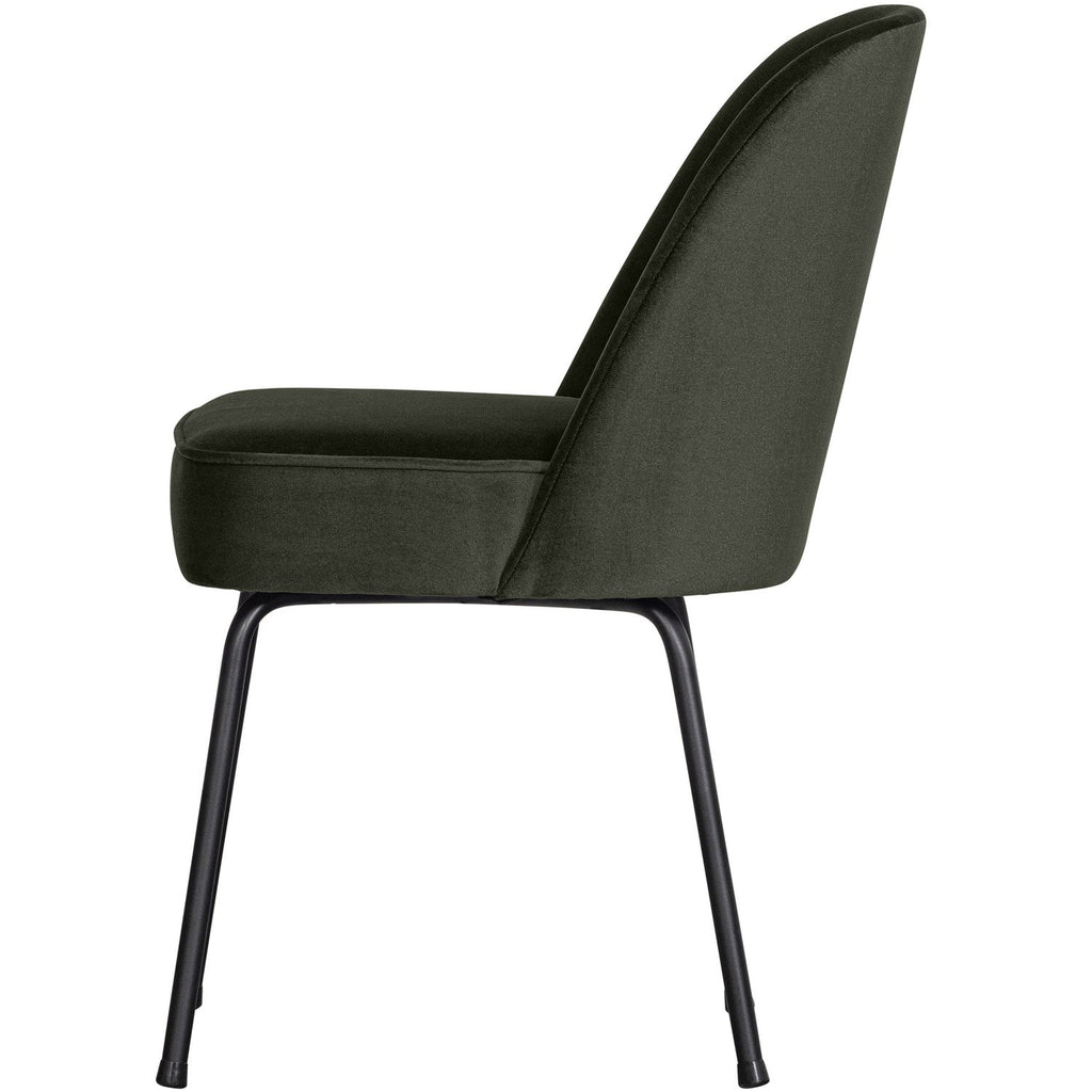 VOGUE DINING CHAIR VELVET DARK GREEN