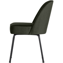 Load image into Gallery viewer, VOGUE DINING CHAIR VELVET DARK GREEN
