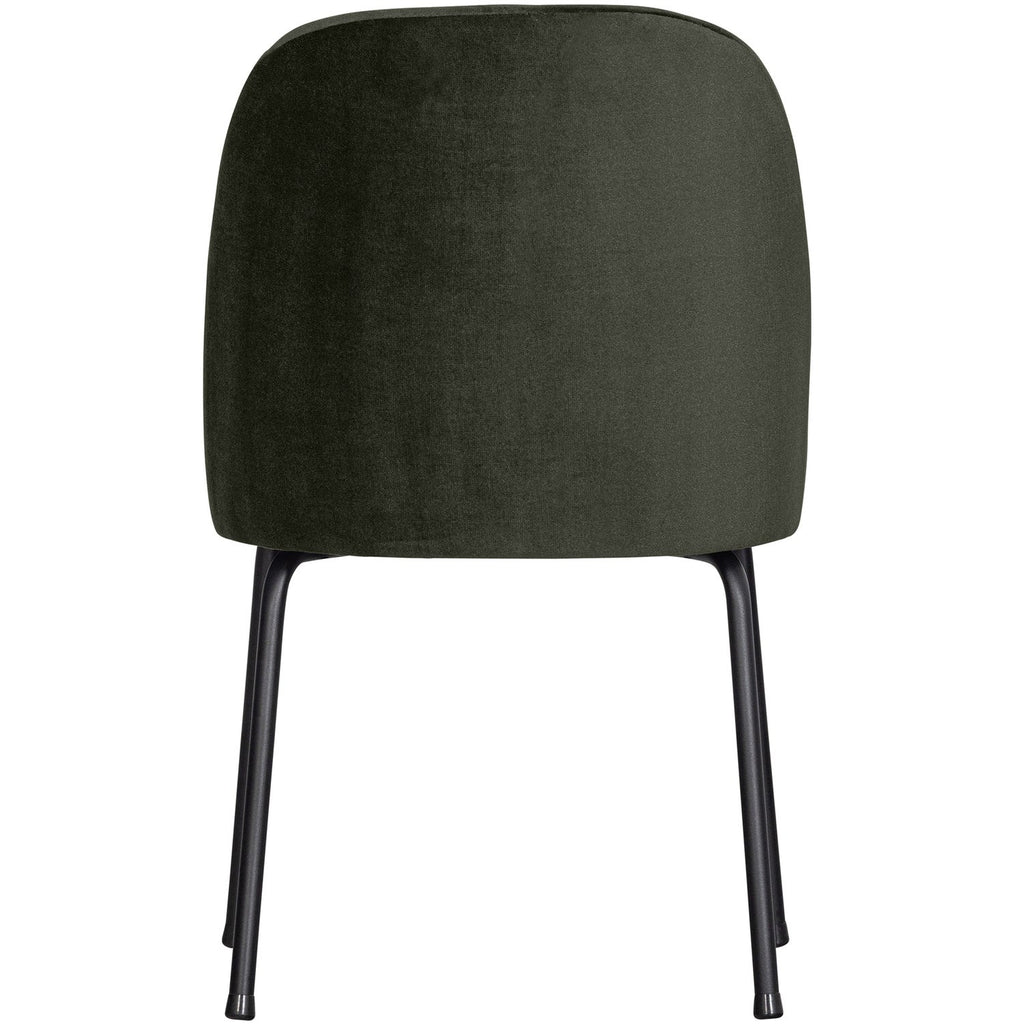 VOGUE DINING CHAIR VELVET DARK GREEN