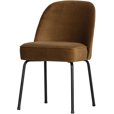 VOGUE DINING CHAIR VELVET HONEY YELLOW