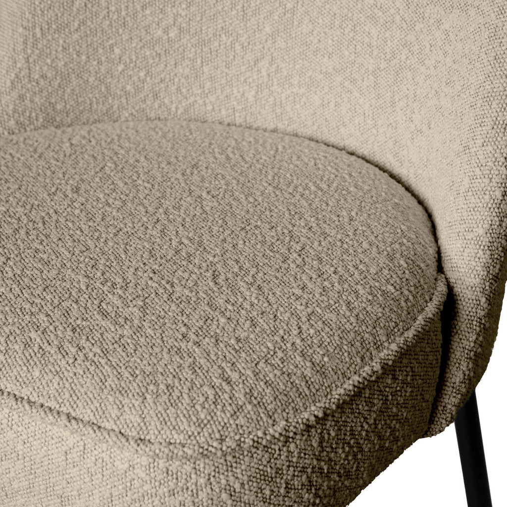 VOGUE DINING CHAIR BOUCLE BEIGE