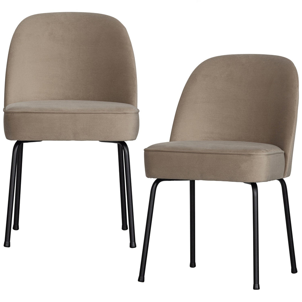 VOGUE DINING CHAIR VELVET KHAKI