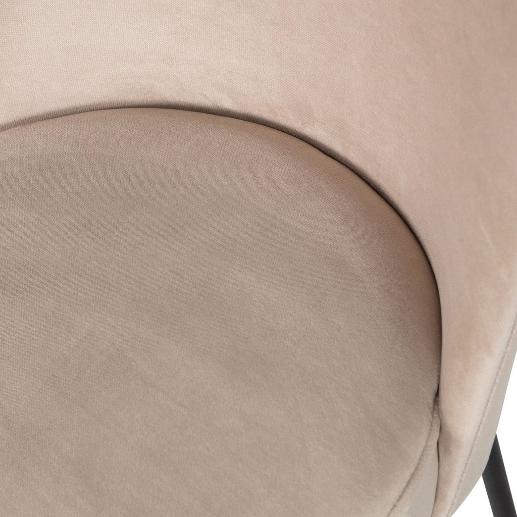 VOGUE DINING CHAIR VELVET KHAKI