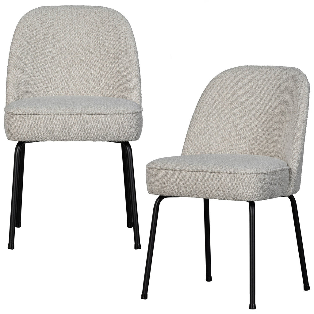 VOGUE DINING CHAIR BOUCLE NATURAL