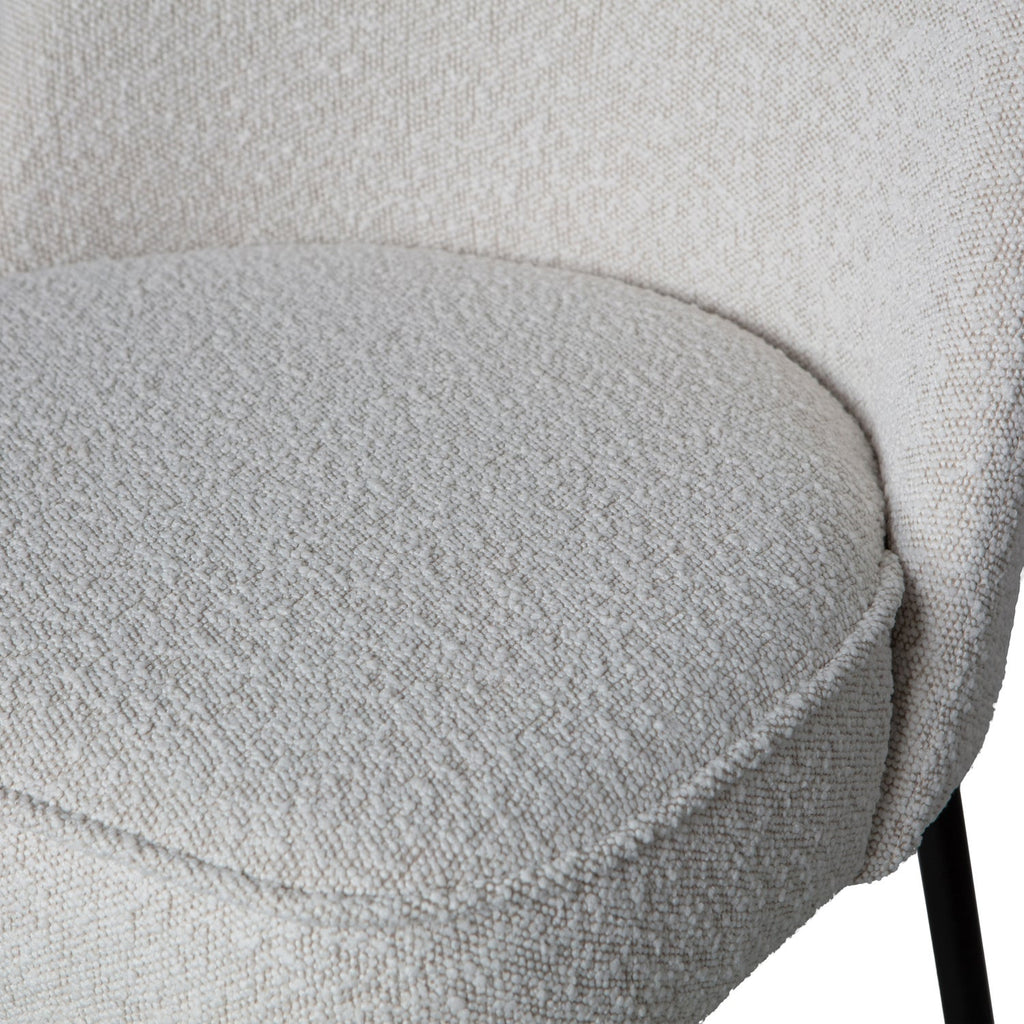VOGUE DINING CHAIR BOUCLE NATURAL