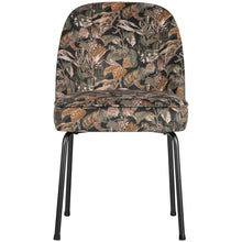 Load image into Gallery viewer, VOGUE DINING CHAIR VELVET BOUQUET BLACK