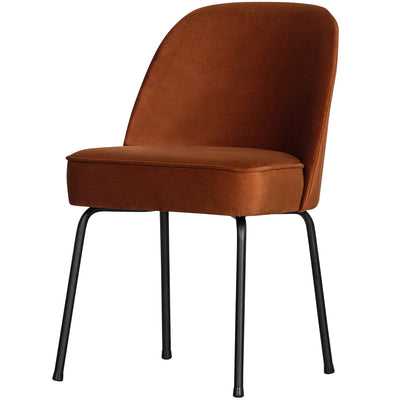 VOGUE DINING CHAIR VELVET RUST