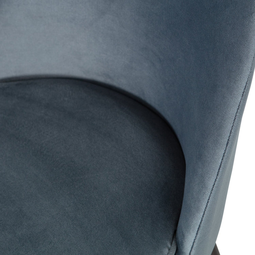 VOGUE DINING CHAIR VELVET BLUE