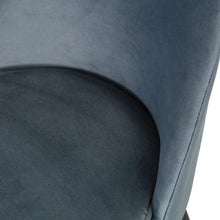 Load image into Gallery viewer, VOGUE DINING CHAIR VELVET BLUE