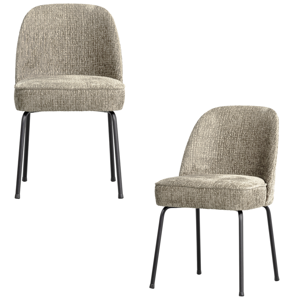 VOGUE DINING CHAIR STRUCTURE VELVET WHEATFIELD