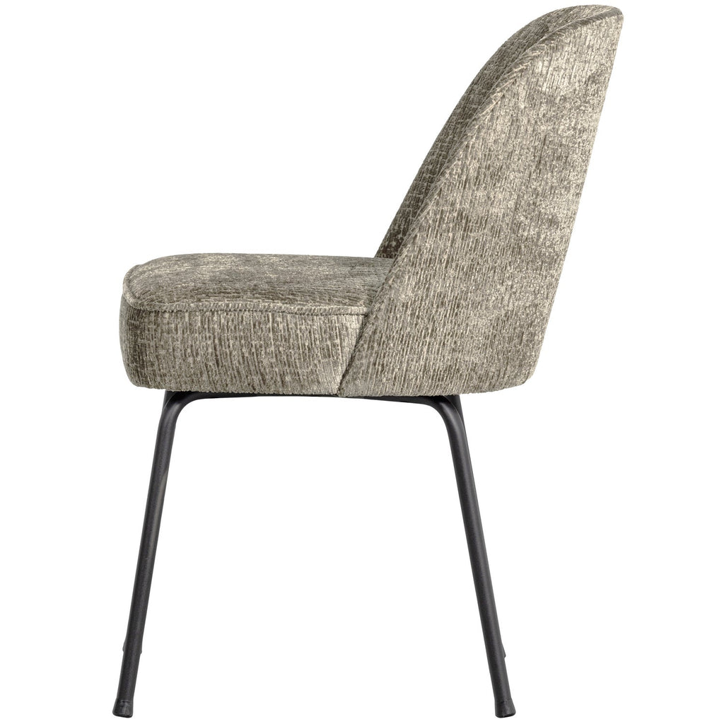 VOGUE DINING CHAIR STRUCTURE VELVET WHEATFIELD
