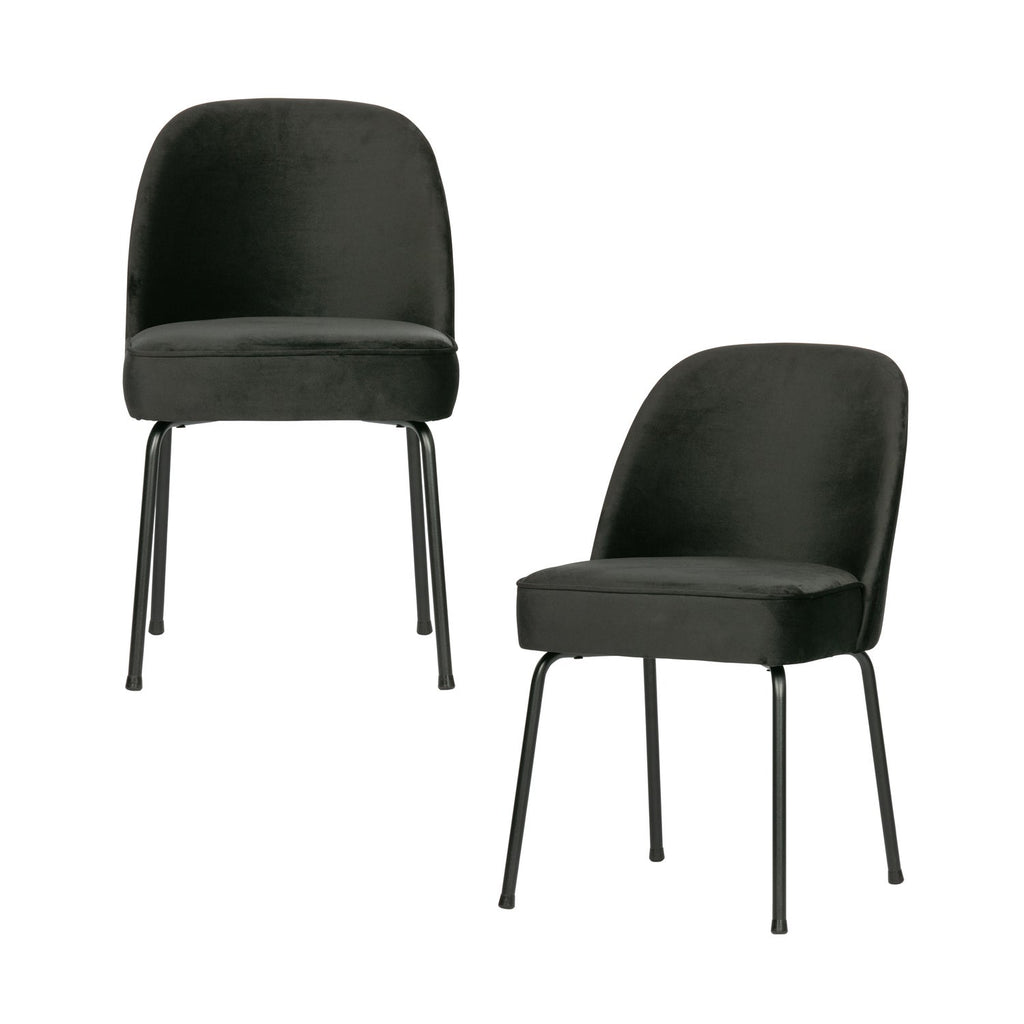 VOGUE DINING CHAIR VELVET BLACK