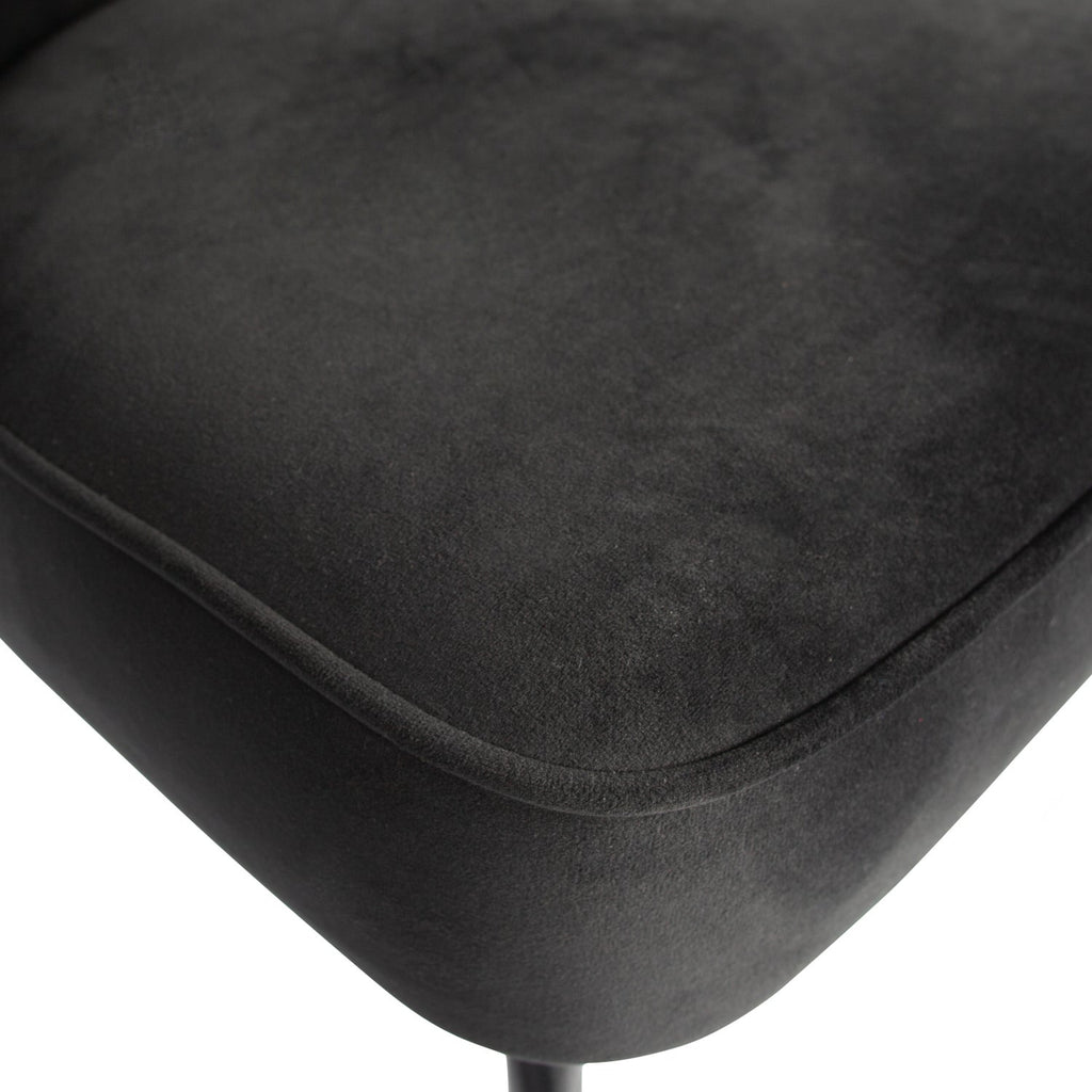 VOGUE DINING CHAIR VELVET BLACK
