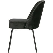 Load image into Gallery viewer, VOGUE DINING CHAIR VELVET BLACK