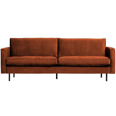 RODEO CLASSIC 2,5-SEATER SOFA VELVET RUST