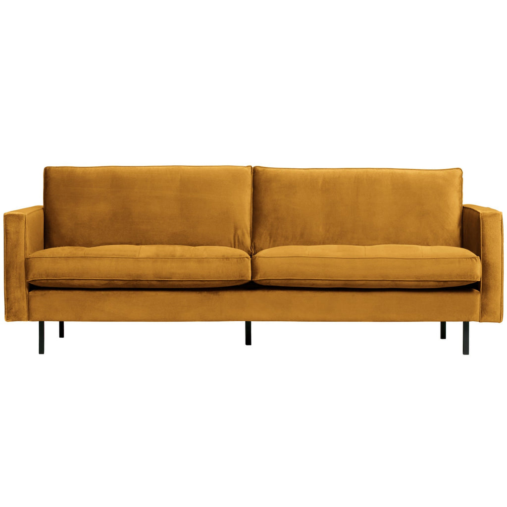 RODEO CLASSIC 2,5-SEATER SOFA VELVET OCHRE YELLOW