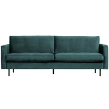 Laden Sie das Bild in den Galerie-Viewer, RODEO CLASSIC 2,5-SEATER SOFA VELVET TEAL