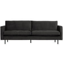 Laden Sie das Bild in den Galerie-Viewer, RODEO CLASSIC 2,5-SEATER SOFA VELVET ANTHRACITE