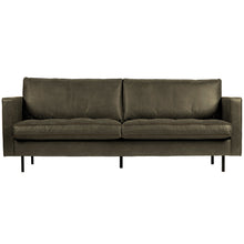 Laden Sie das Bild in den Galerie-Viewer, RODEO CLASSIC 2.5-SEATER SOFA ECO LEATHER ARMY
