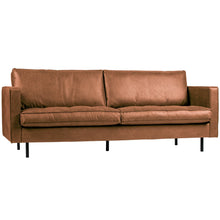 Laden Sie das Bild in den Galerie-Viewer, RODEO CLASSIC 2.5-SEATER SOFA ECO LEATHER COGNAC