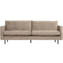 Laden Sie das Bild in den Galerie-Viewer, RODEO CLASSIC 2,5-SEATER SOFA VELVET KHAKI