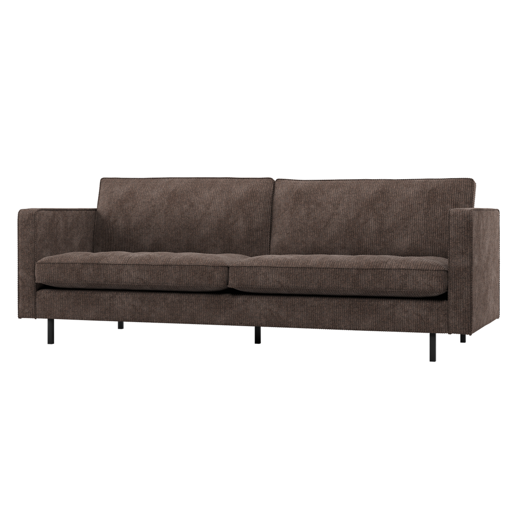RODEO CLASSIC 2,5-SEATER SOFA RIB FABRIC BROWN