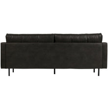 Laden Sie das Bild in den Galerie-Viewer, RODEO CLASSIC 2.5-SEATER SOFA ECO LEATHER BLACK