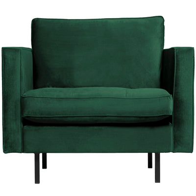 RODEO CLASSIC ARMCHAIR VELVET FOREST GREEN