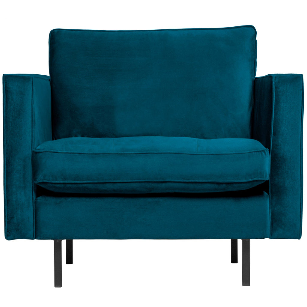 RODEO CLASSIC ARMCHAIR VELVET BLUE