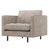 RODEO CLASSIC ARMCHAIR RIB FABRIC DARK SAND