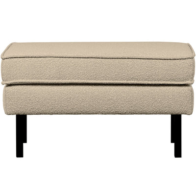 RODEO HOCKER ON LEGS BOUCLE BEIGE