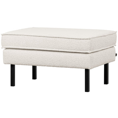 RODEO HOCKER ON LEGS BOUCLE NATURAL